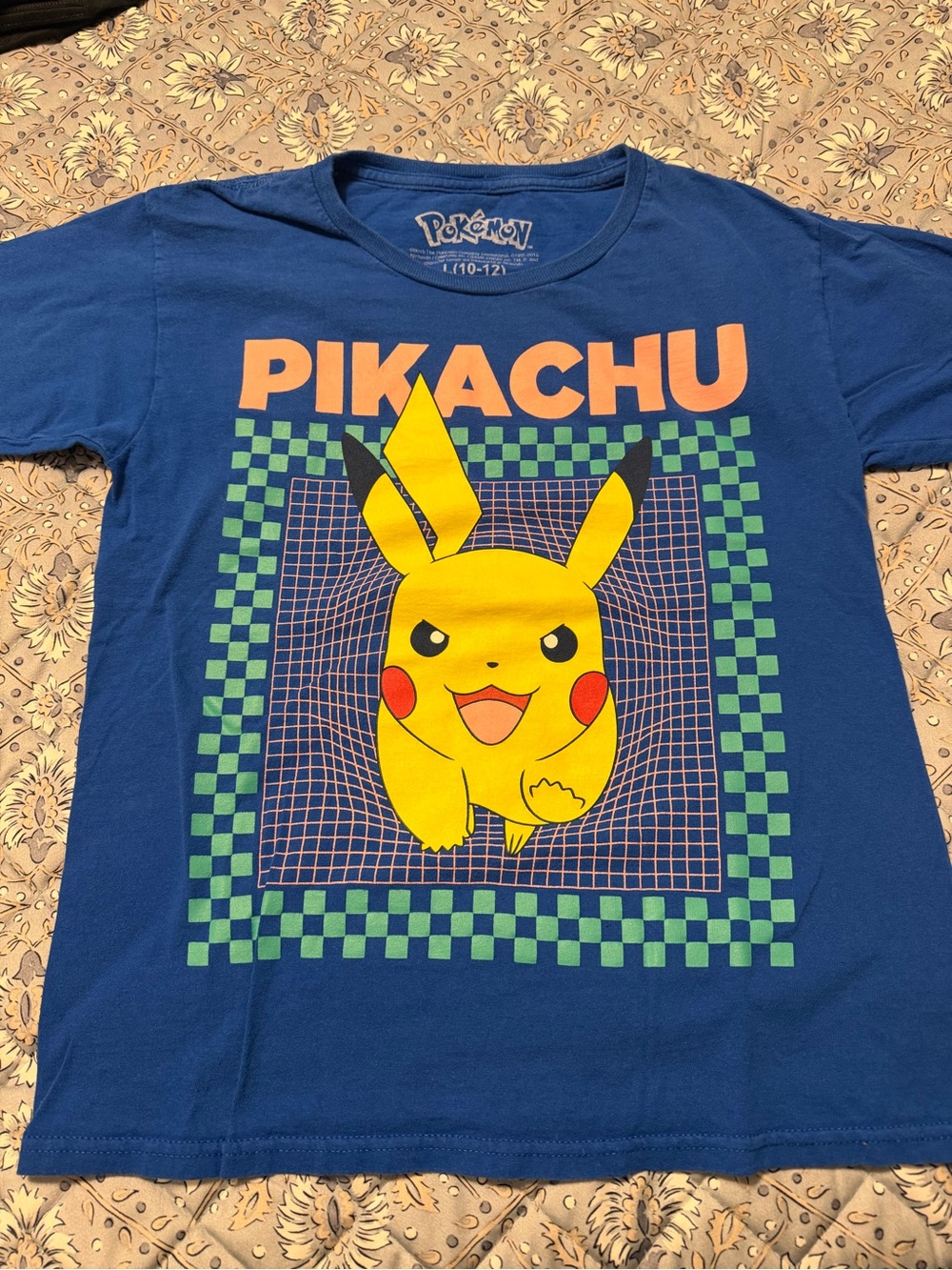 Pokémon Boys' Blue Graphic Tees lot of 2